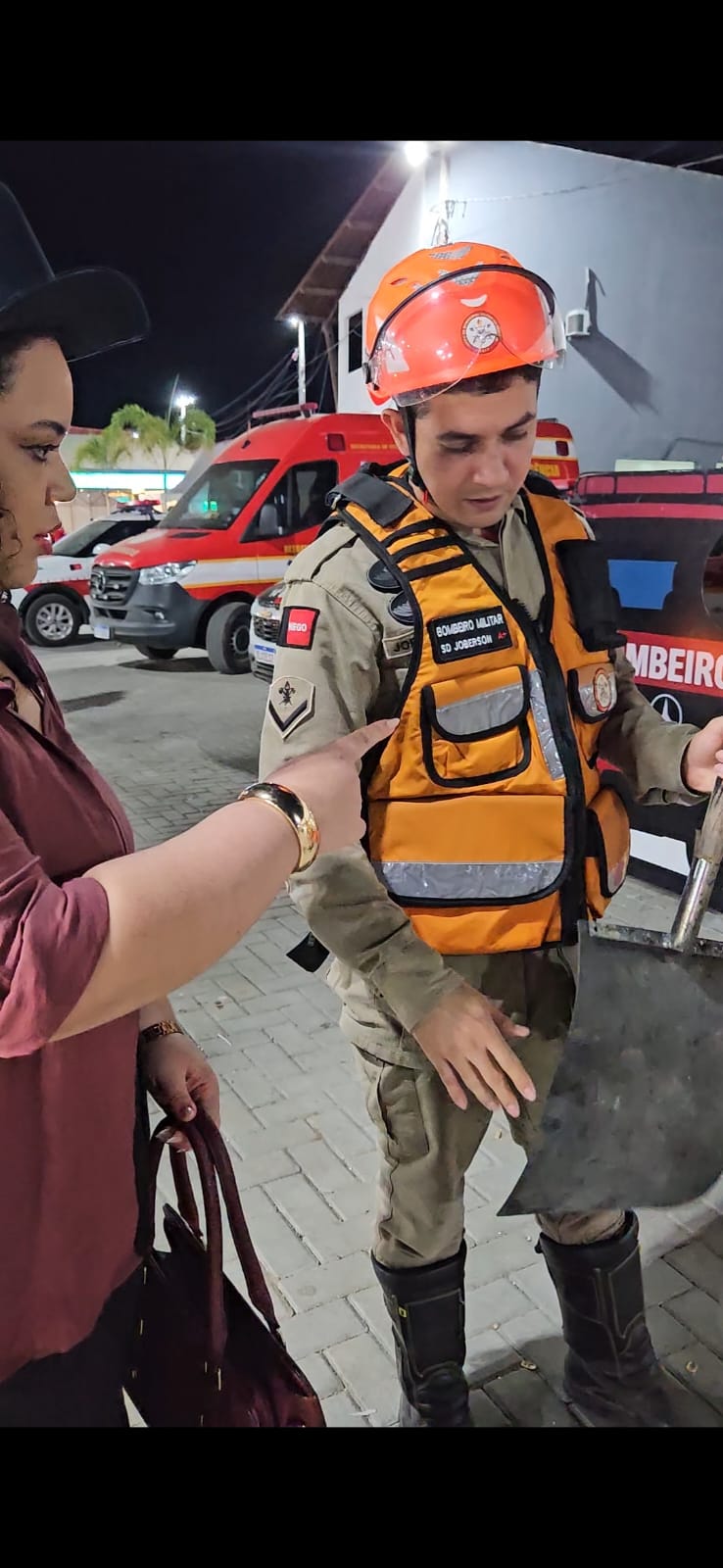Parceria com Bombeiros Militares